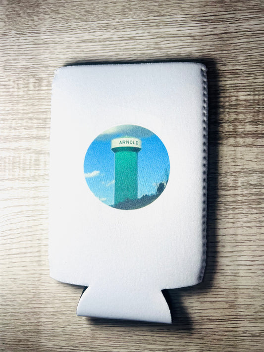 Green Arnold Water Tower Koozie
